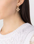 18kt rose gold with diamonds Venetian Princess earrings